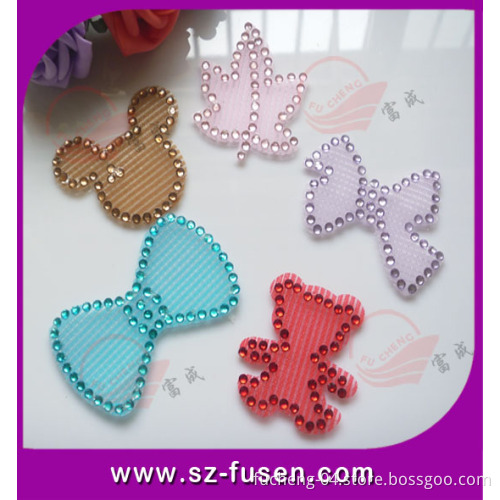 Fashionable Velcro in Different Color Rhinestone Used Hair Accessory